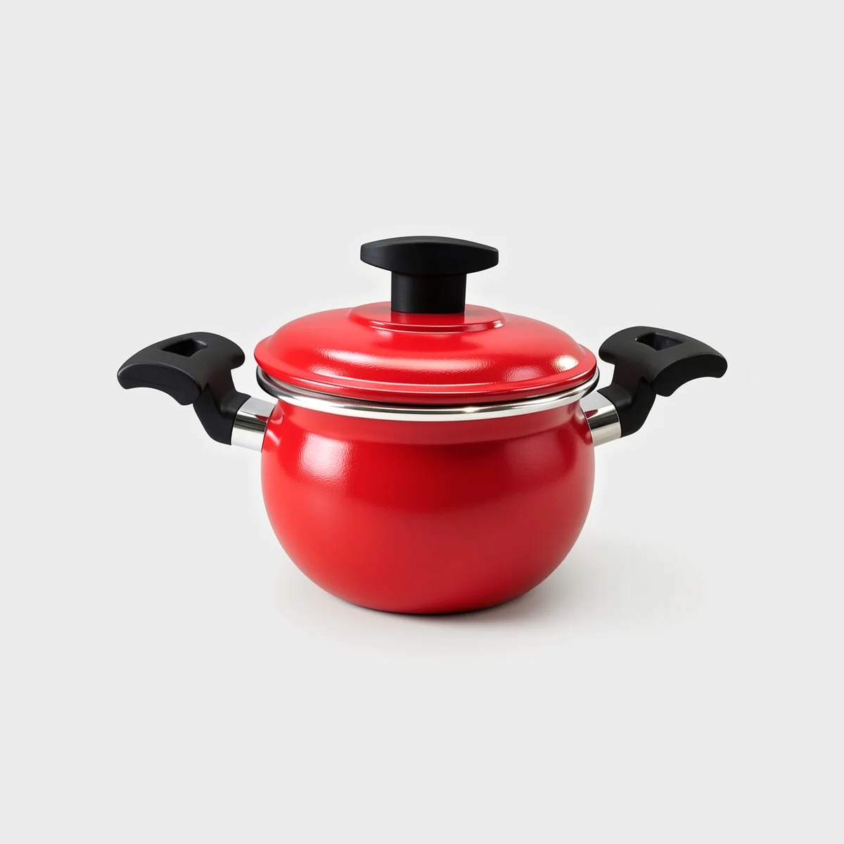 Caçarola Bojuda Vermelho — frente