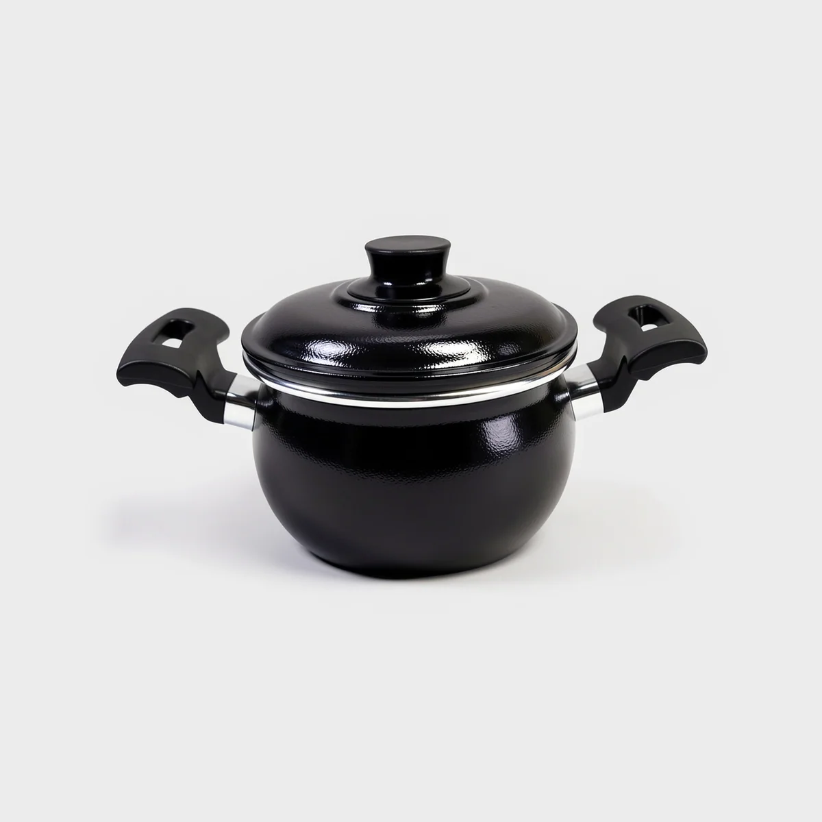 Caçarola Bojuda Preto — frente