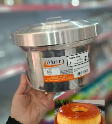 Forma para pudim de alumínio